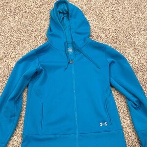 Under Armour Blue Full-Zip Hoodie